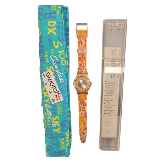 Vintage Swatch watch VOIE HUMANE GX126 New old stock